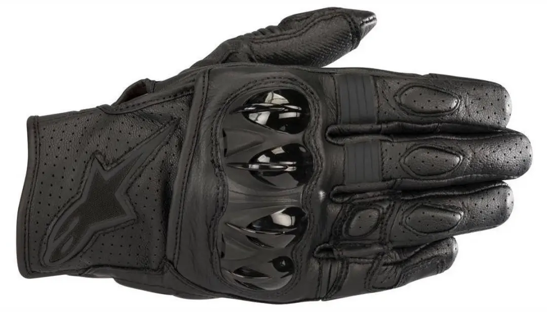 Alpinestars Celer V2 Handschoen - Zwart/Rood Fluorescerend