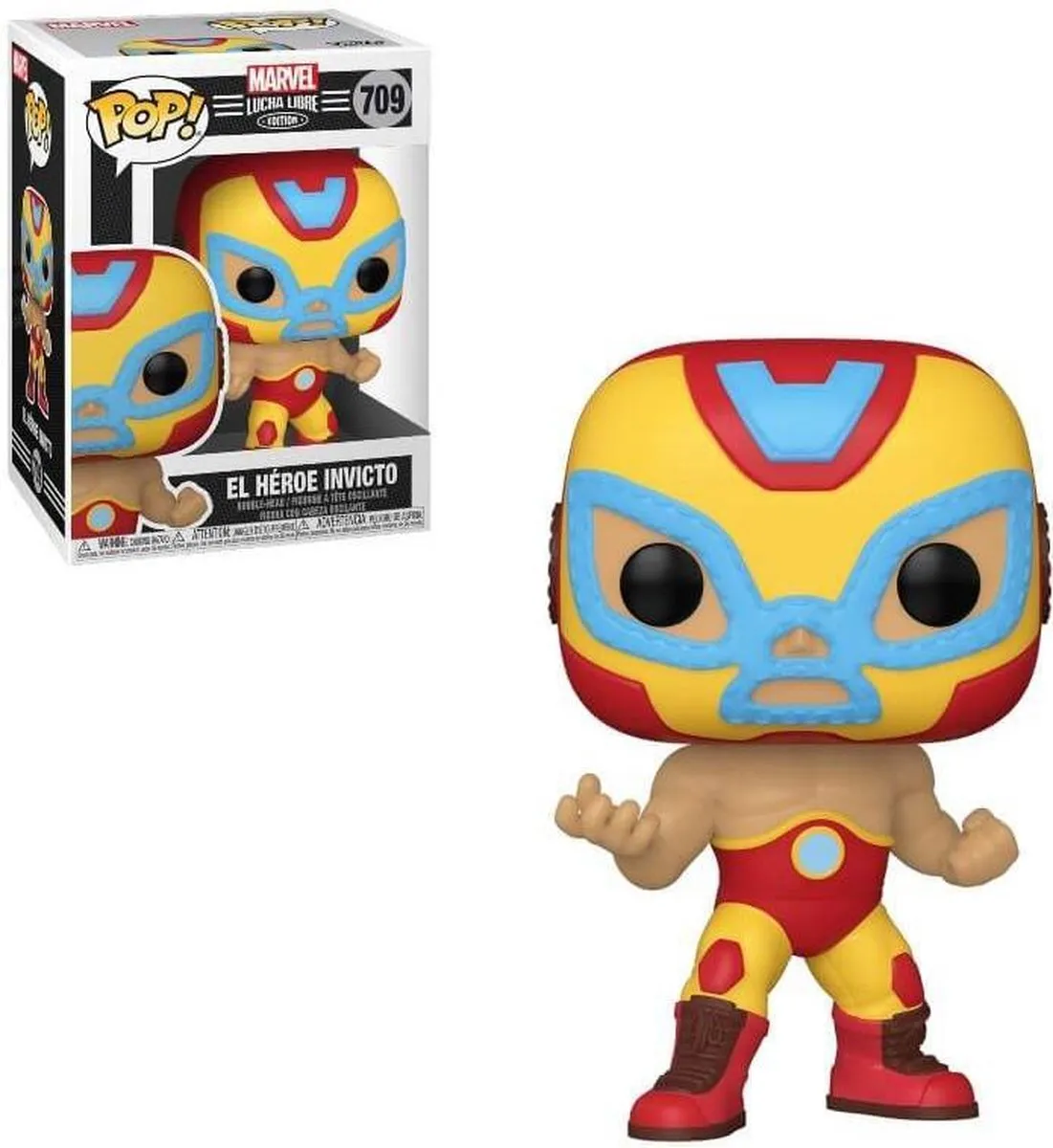 Funko Pop! Marvel Lucha Libre El Héroe Invicto 53871 - Multicolor