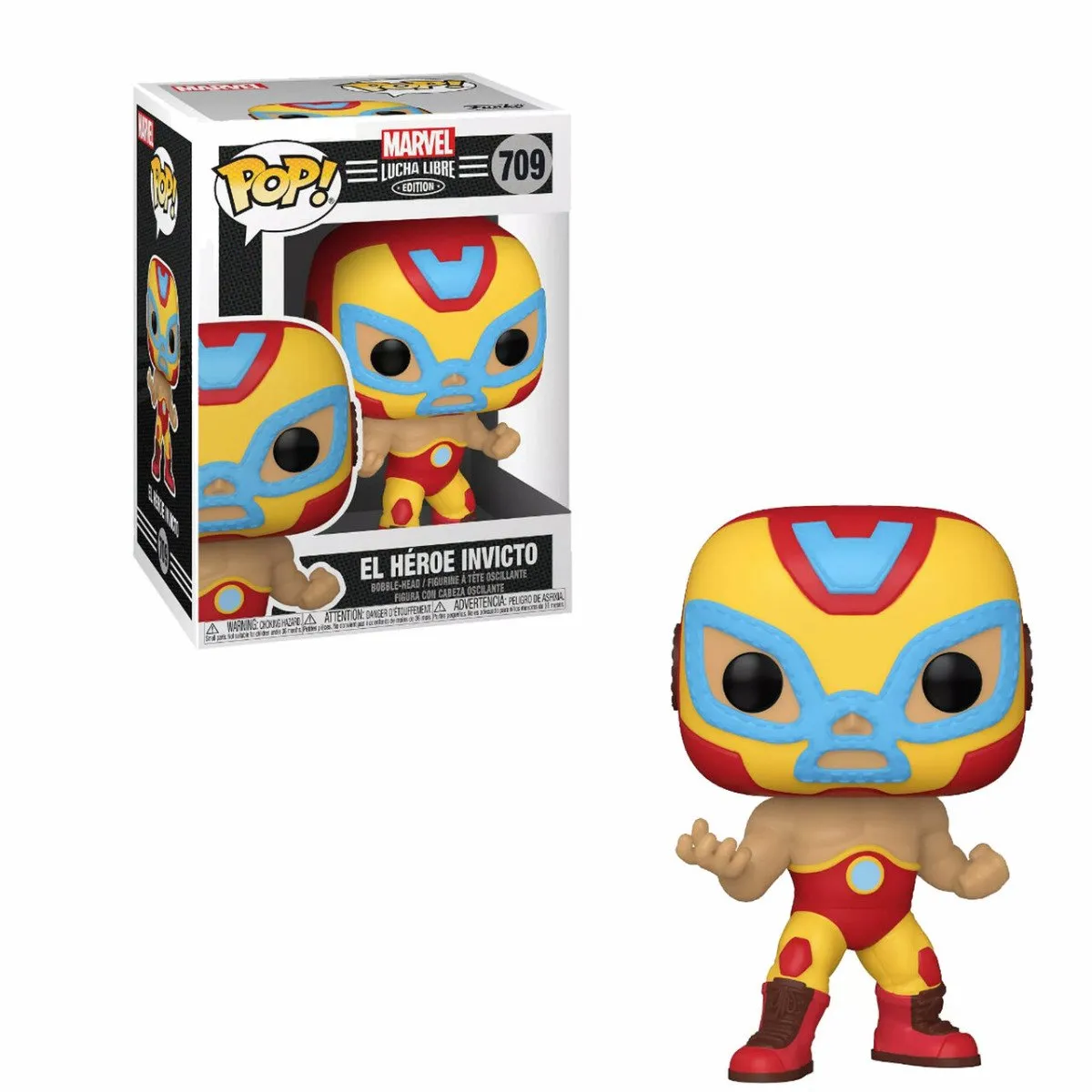 Funko Pop! Marvel Lucha Libre El Héroe Invicto 53871 - Multicolor