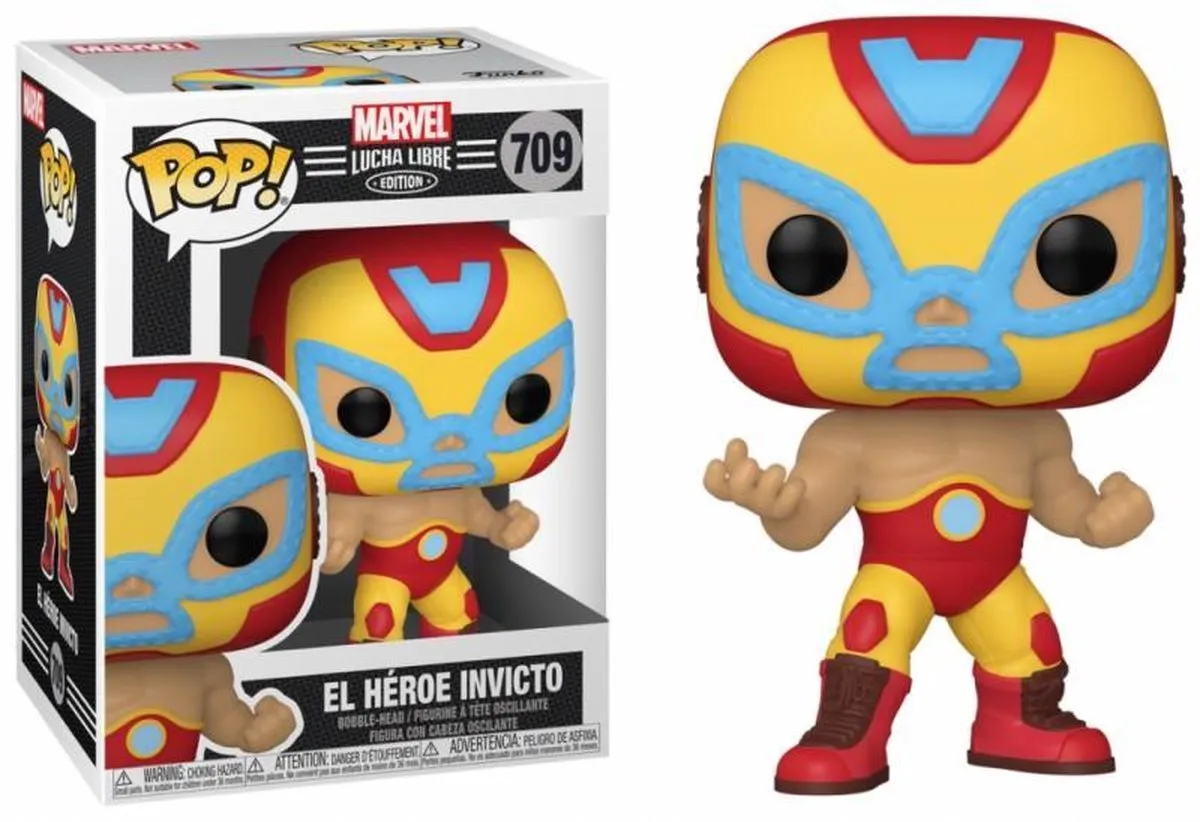 Funko Pop! Marvel Lucha Libre El Héroe Invicto 53871 - Multicolor - afbeelding 6 van 6