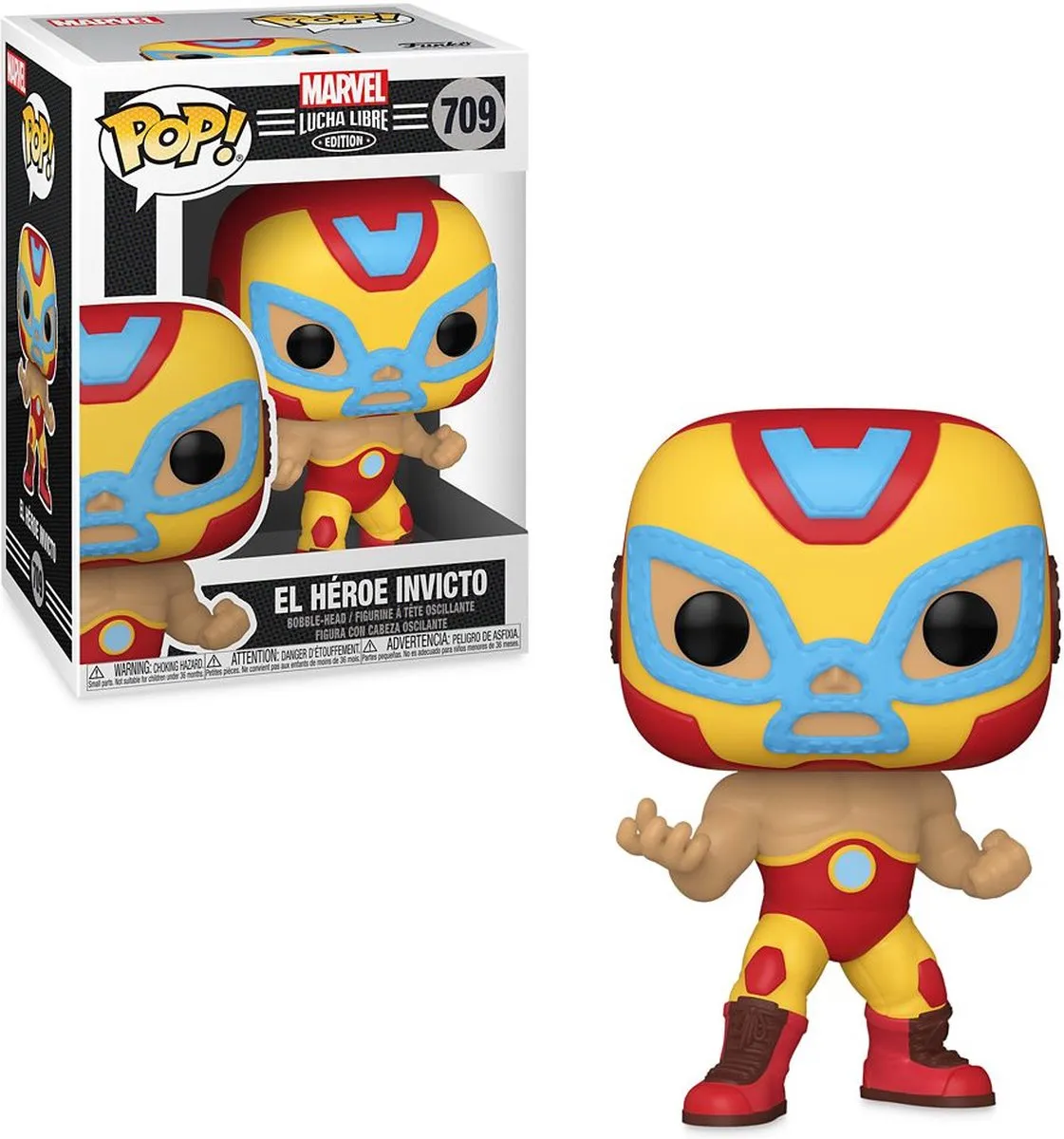 Funko Pop! Marvel Lucha Libre El Héroe Invicto 53871 - Multicolor