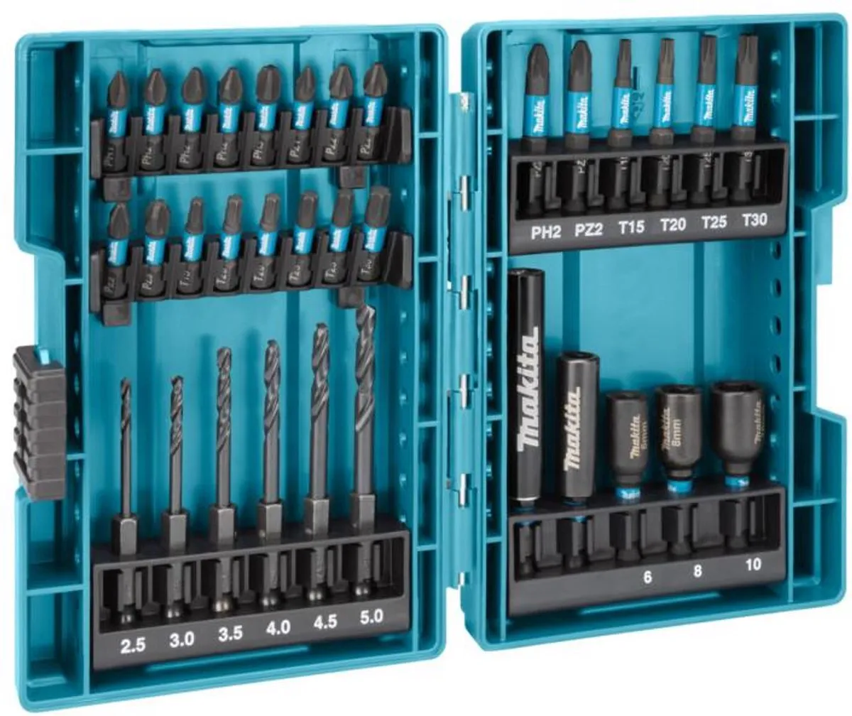 Makita Impact Black Boor/Bitset B-66896 - 33-delig