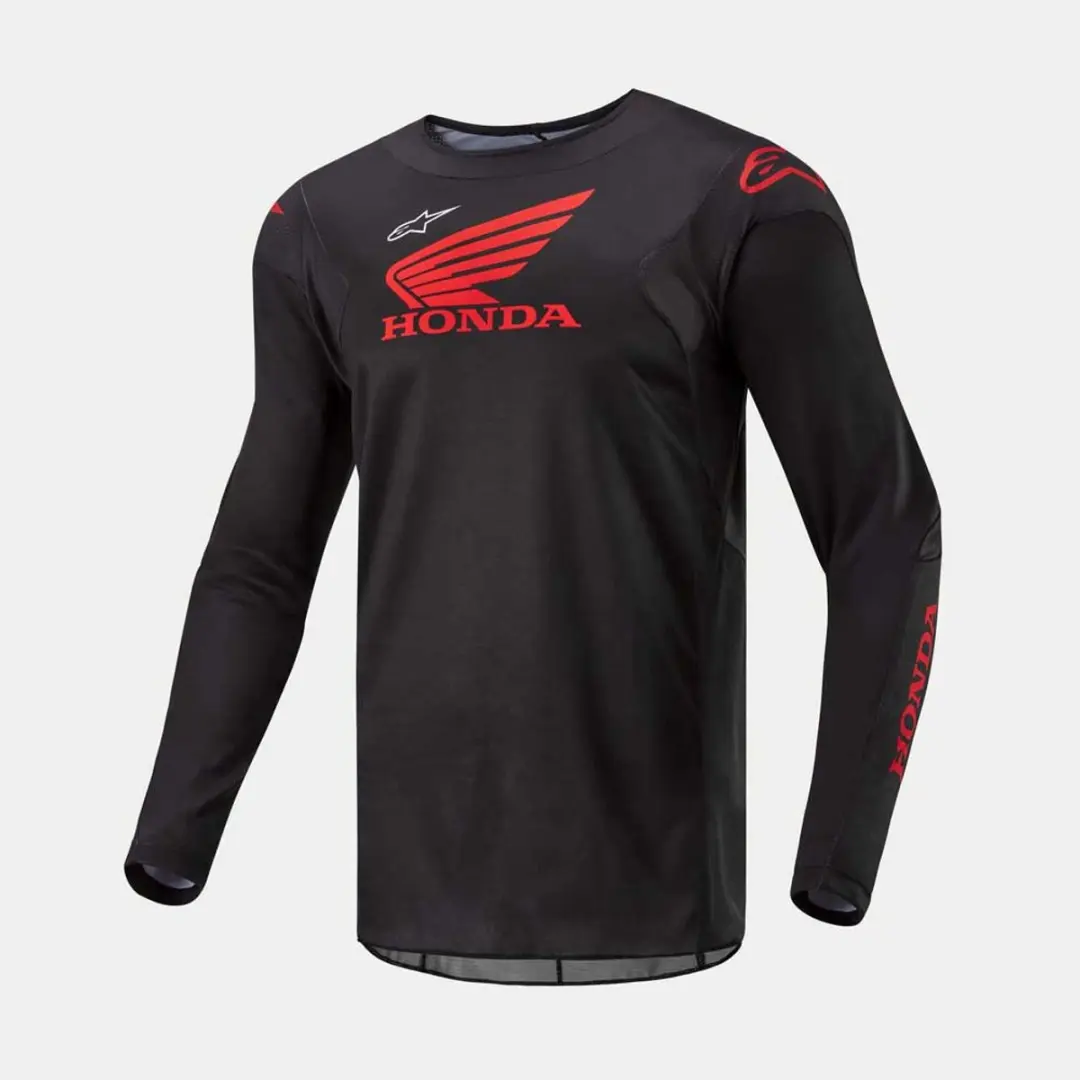 Alpinestars Honda Racer Iconic Jersey - Zwart Rood S