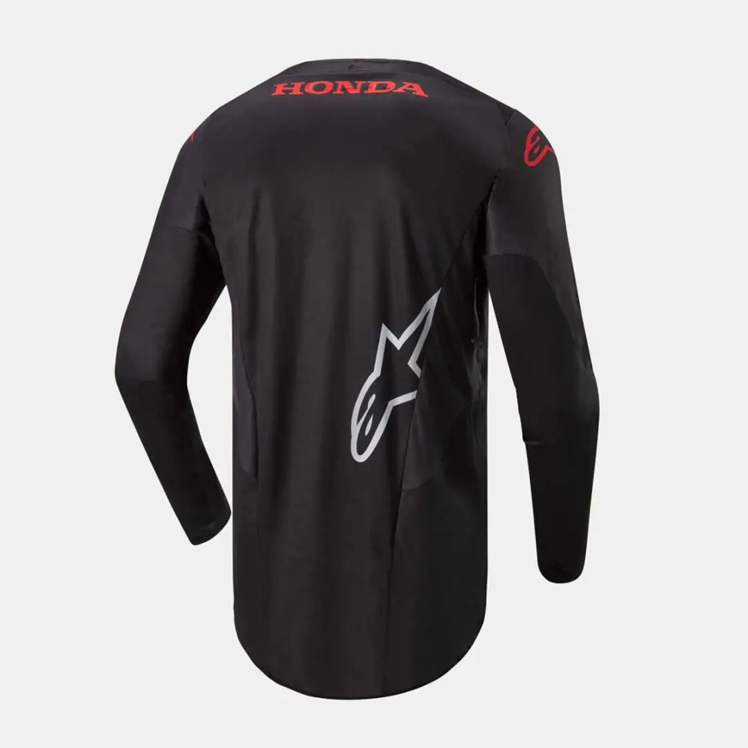 Alpinestars Honda Racer Iconic Jersey - Zwart Rood S - afbeelding 6 van 6