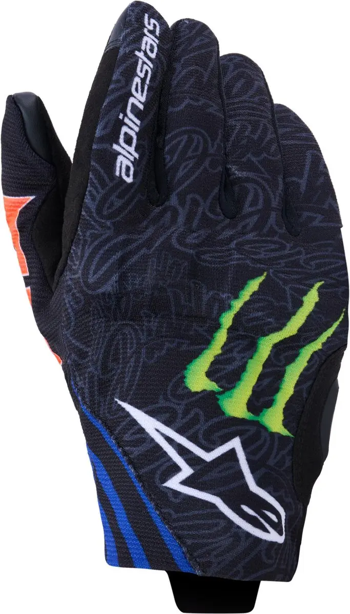 Alpinestars FQ20 Reef V2 Monster Motorhandschoenen - Blauw/Rood/Zwart