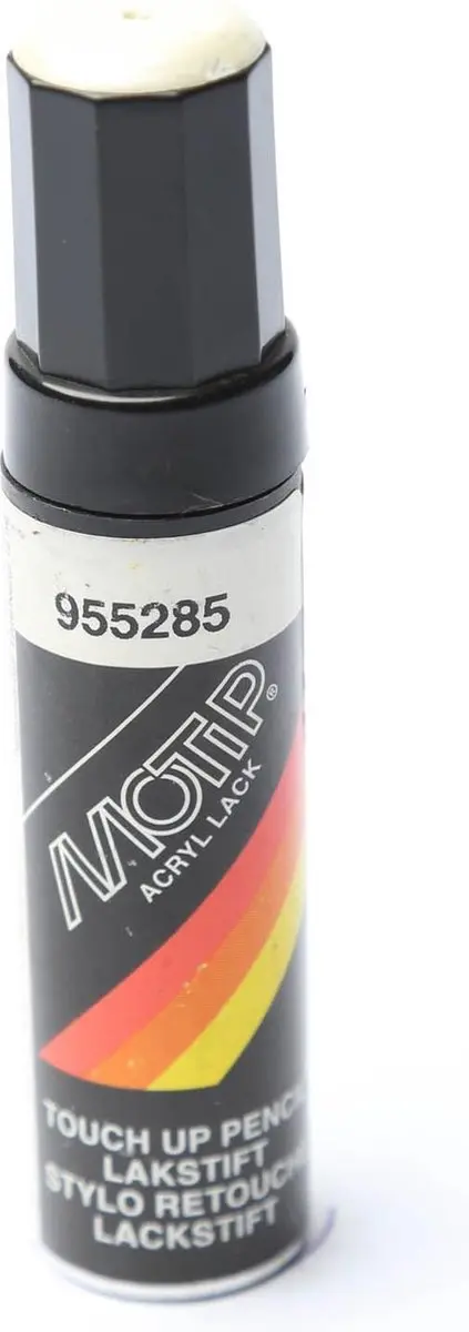 Motip 955285 Auto Lakstift Wit Metallic 12ml