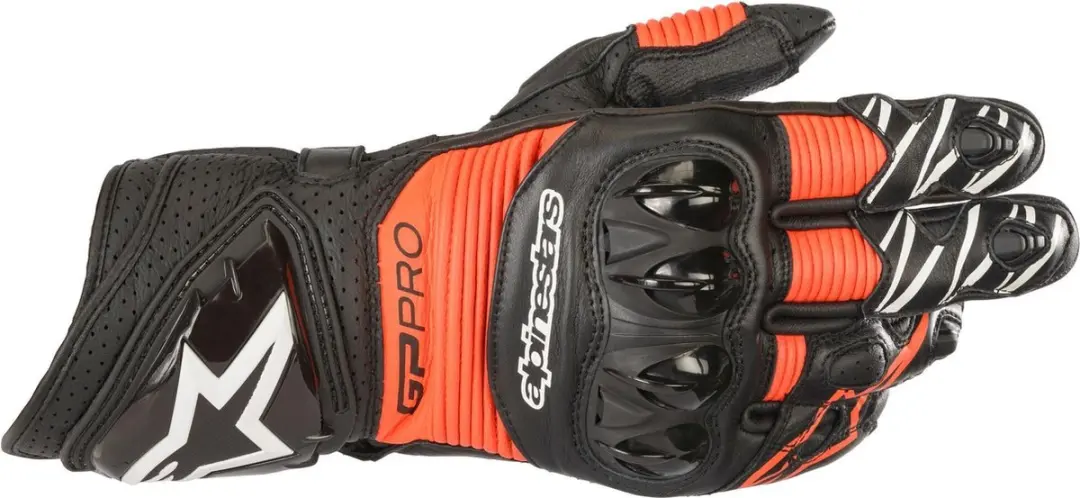 Alpinestars GP Pro R3 Handschoen - Zwart/Rood/Fluo 3XL
