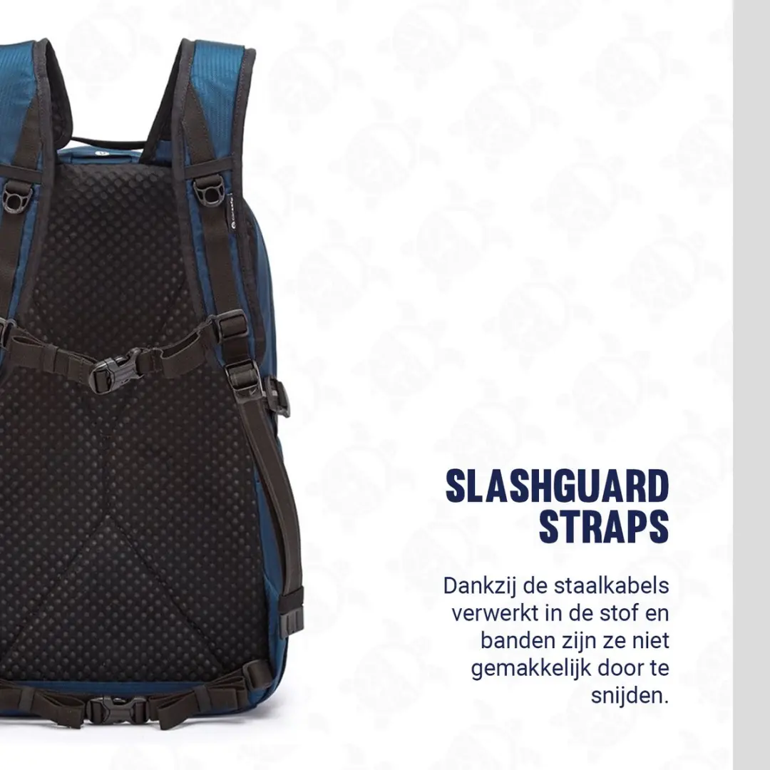 Pacsafe Vibe 20 Rugzak 20L - RFID-blokkerend - Blauw