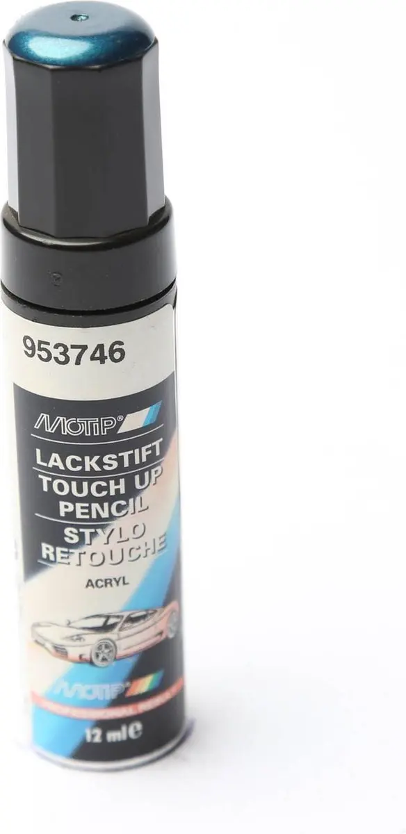 Motip Auto Lakstift Blauw Metallic 12ml