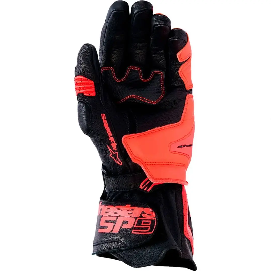 Alpinestars SP-9 Motorhandschoenen - Zwart/Rood S - afbeelding 6 van 6
