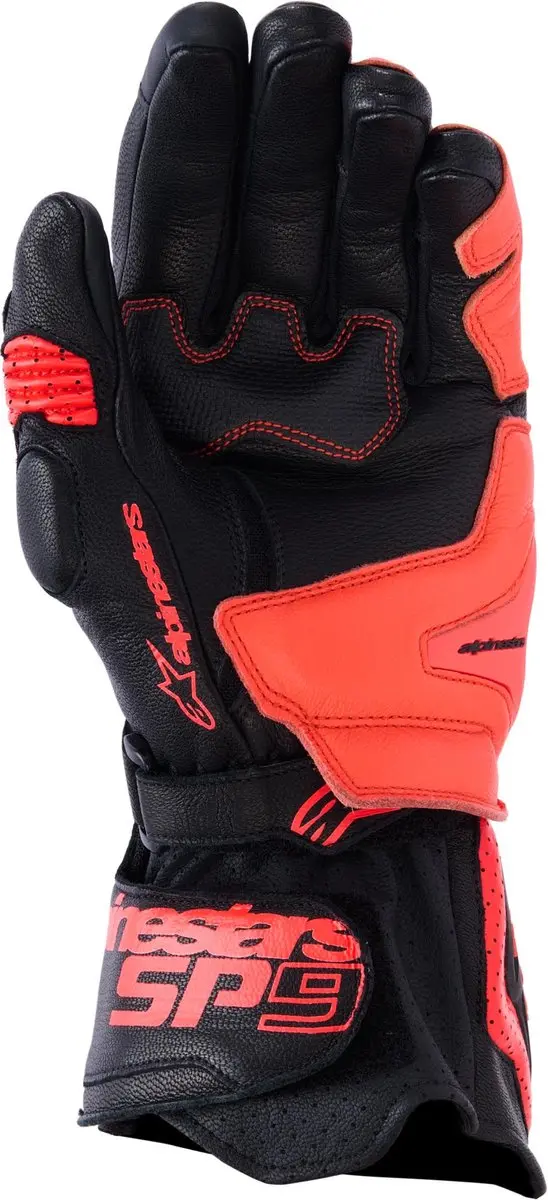 Alpinestars SP-9 Motorhandschoenen - Zwart/Rood S