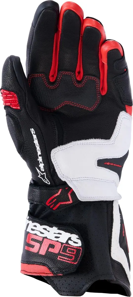 Alpinestars SP-9 Motorhandschoenen - Zwart/Rood S