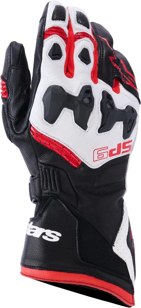Alpinestars SP-9 Motorhandschoenen - Zwart/Rood S