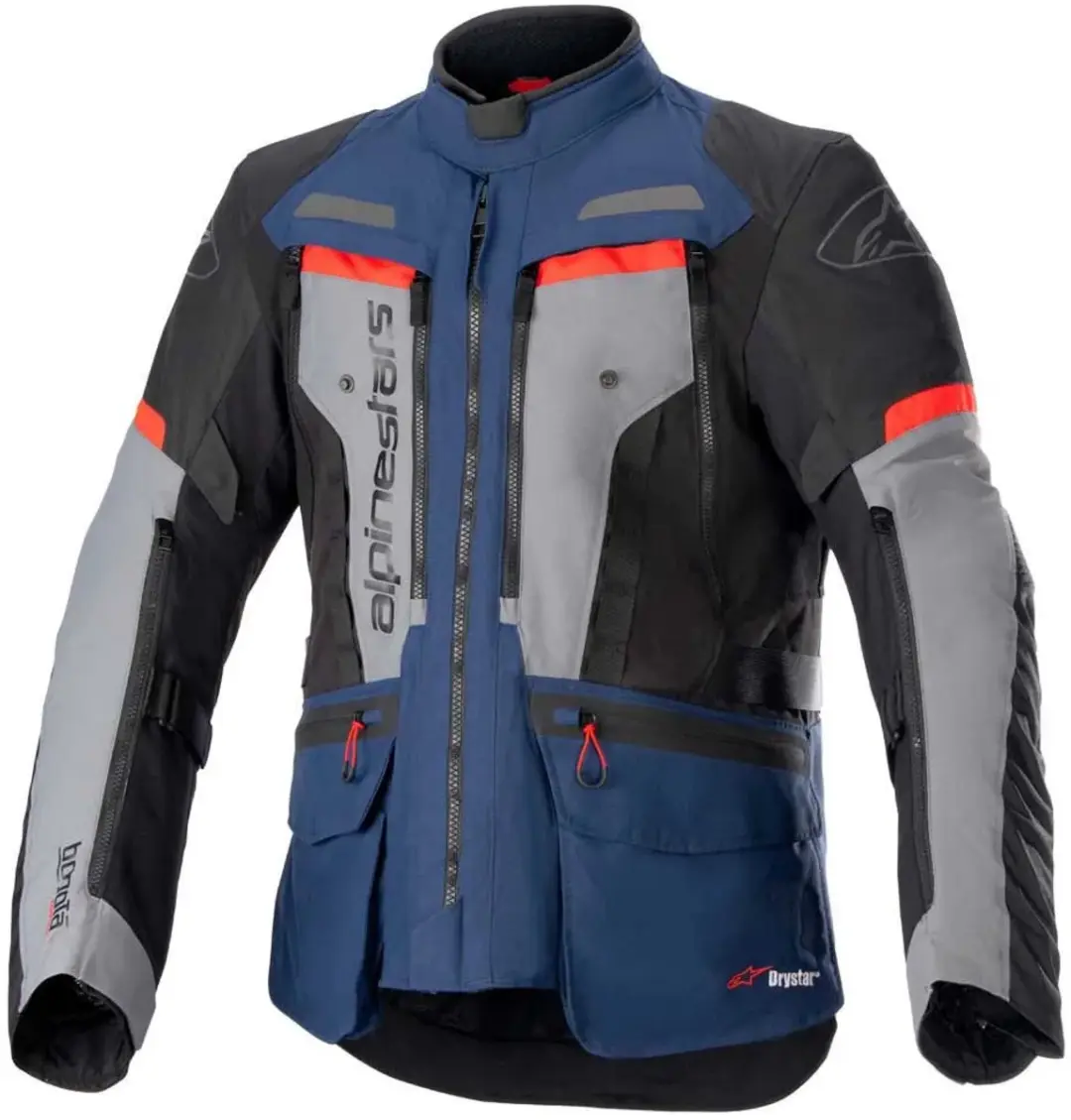 Alpinestars Bogotá Pro Drystar Jas - XL - Donker Blauw/Zwart/Rood