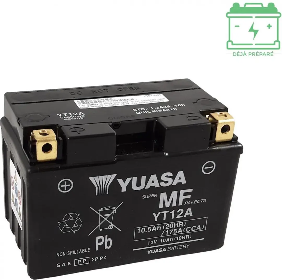 Yuasa YT12A-BS Motoraccu 12V 10.5Ah