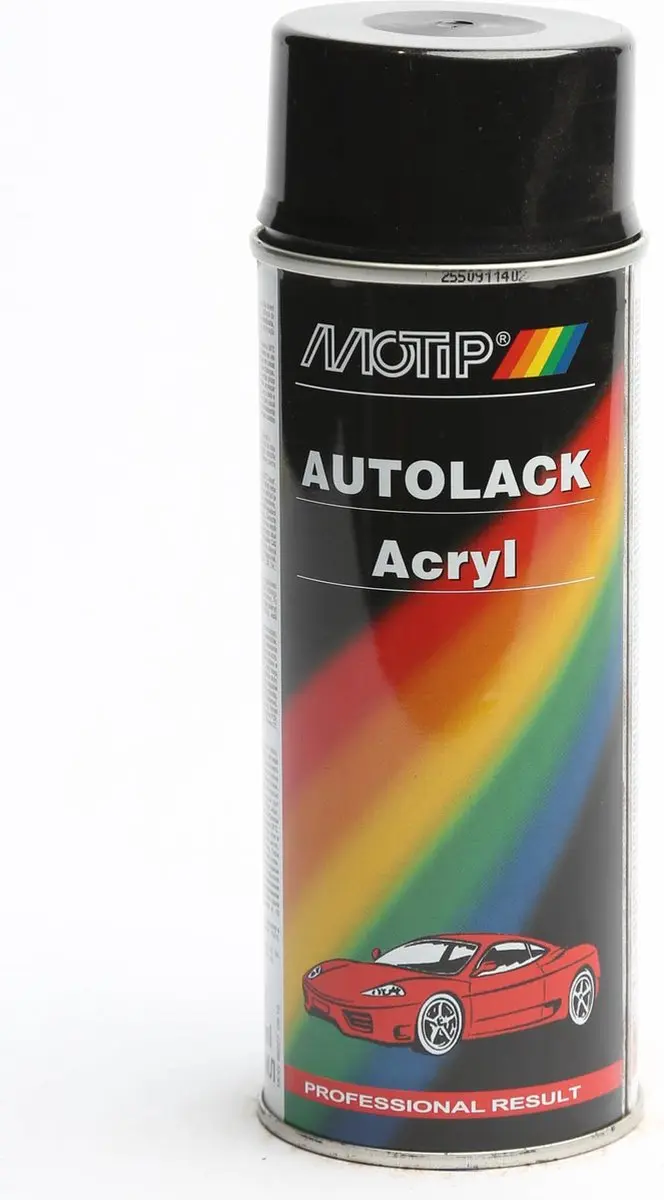 Motip Autolak Spuitbus Zwart 400ml