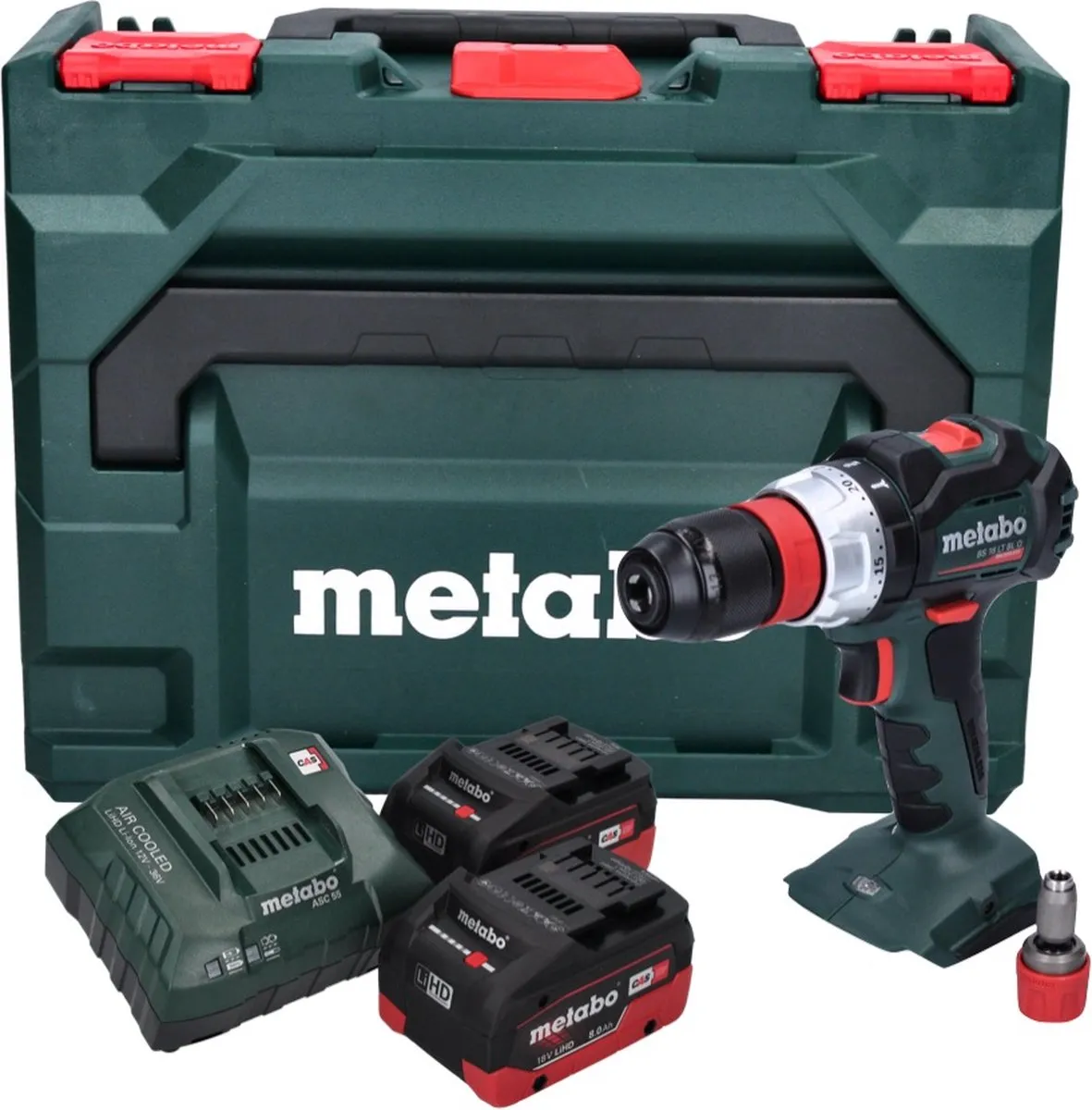 Metabo BS 18 LT BL Q Accuboormachine 18V 75Nm - 2x 8,0Ah Accu + Oplader - afbeelding 2 van 5