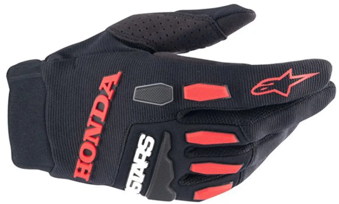 Alpinestars Honda Full Bore Handschoenen - Zwart/Rood 3XL