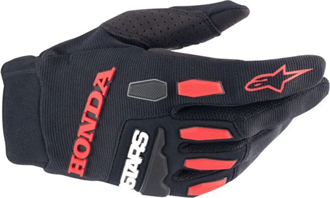 Alpinestars Honda Full Bore Handschoenen - Zwart/Rood 3XL