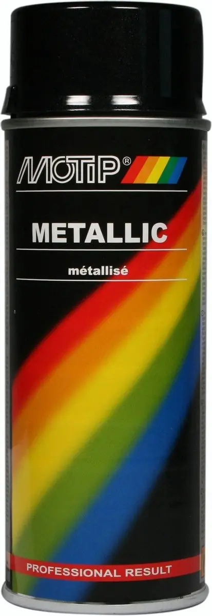 MOTIP Metallic Lak 04049 - Zwart - 400 ml - afbeelding 6 van 6