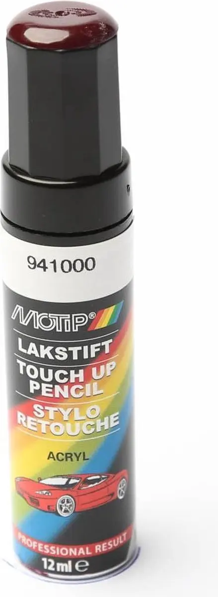 Motip 941000 Auto Lakstift Rood 12ml