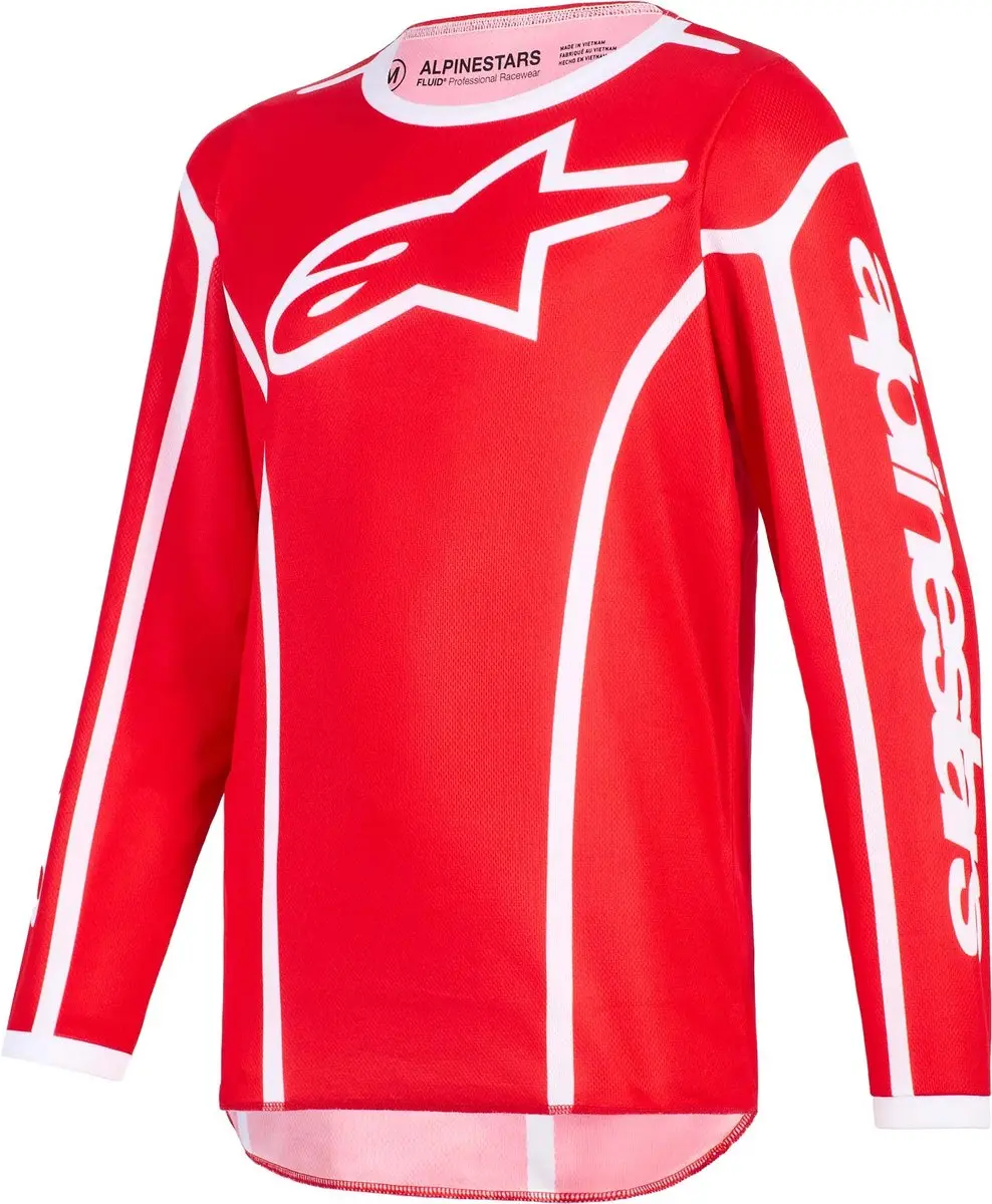 Alpinestars Fluid Apex Motorcross Trui - Zwart/Grijs L