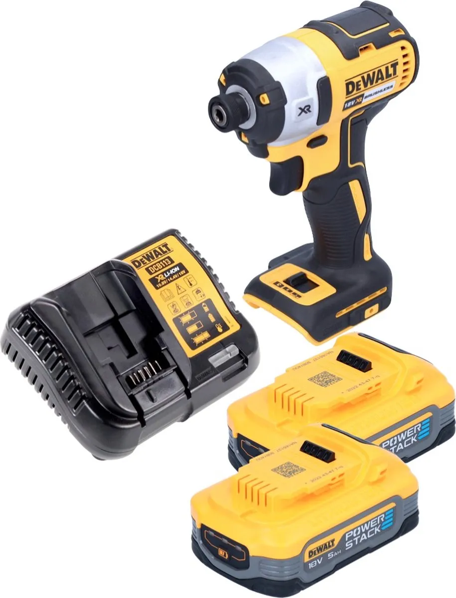 DeWalt DCF 887 H2 Accu-slagmoersleutel 18V 205Nm - 2x Powerstack 5.0Ah