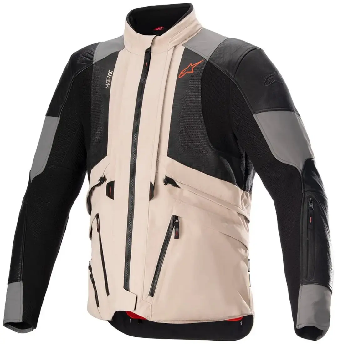 Alpinestars AMT-10R Drystar XF Jas - Grijs Lichtbruin - XL