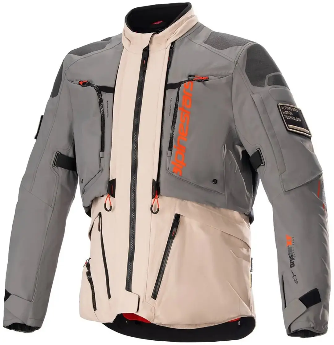 Alpinestars AMT-10R Drystar XF Jas - Grijs Lichtbruin - XL