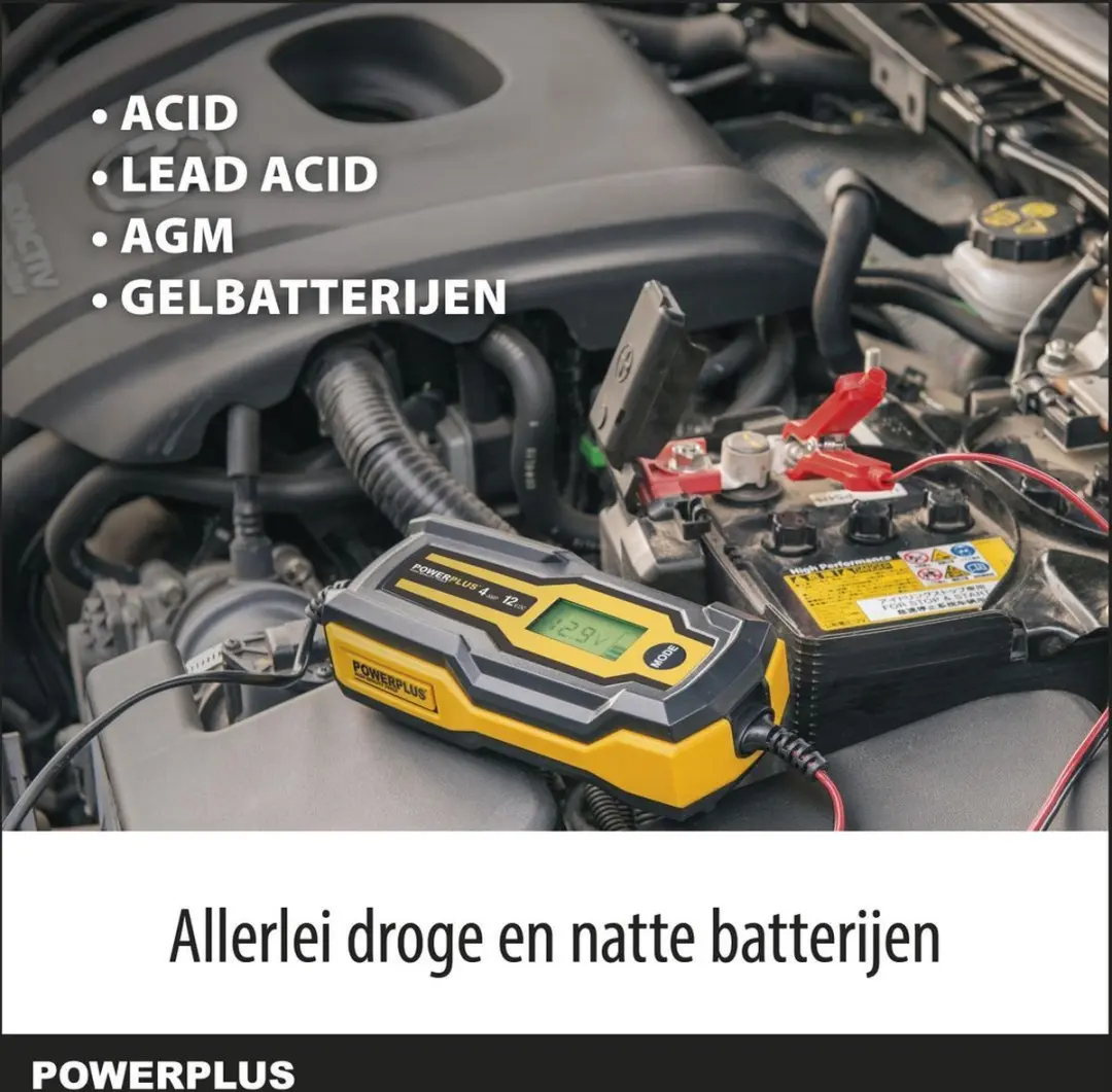 Powerplus POWX4203 Slimme Acculader 3-120Ah - 70W - afbeelding 6 van 6