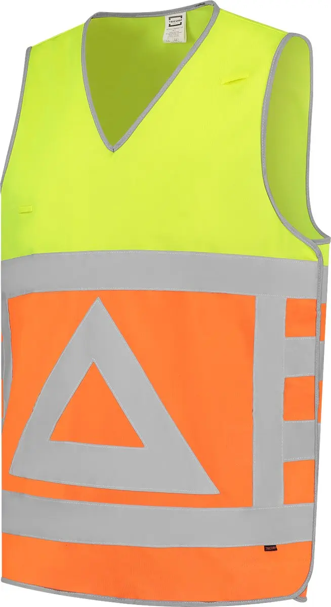 Tricorp Tabard Verkeersregelaar 5XL - Fluo Oranje/Geel - afbeelding 6 van 6