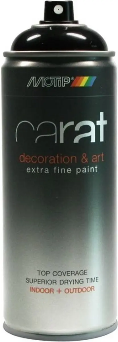Motip Carat Jet Black Spuitbus 400ml