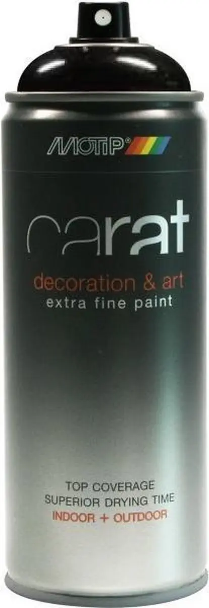 Motip Carat Jet Black Spuitbus 400ml