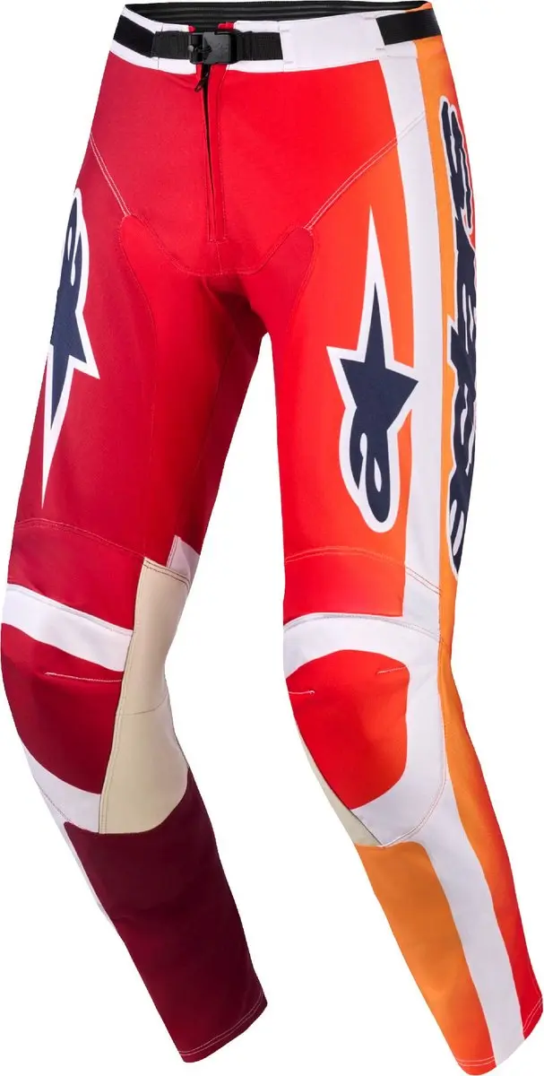 Alpinestars Racer Portl Motorcrossbroek 32 - Rood/ Oranje