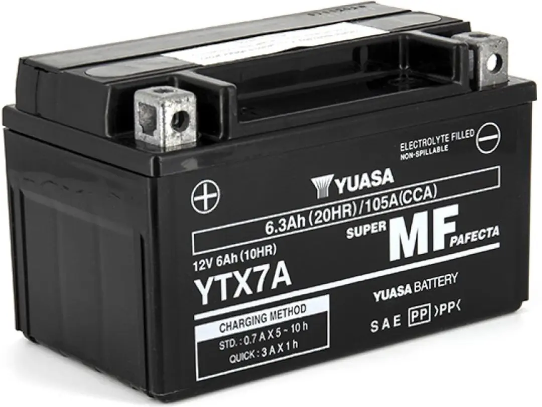 Yuasa YTX7A-BS Motoraccu 12V 6.3Ah