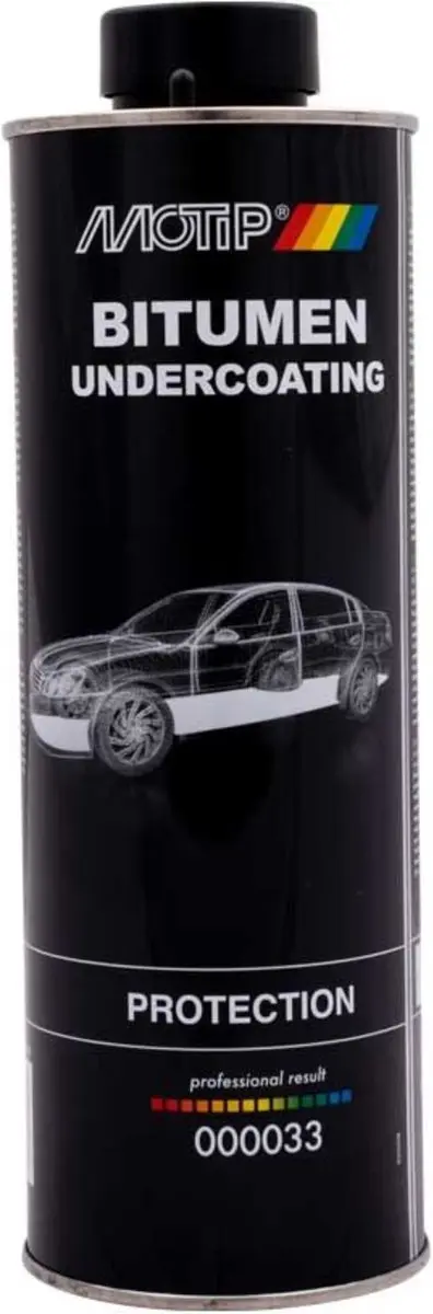 Motip Bitumen Underbodycoating 1.000ml - Zwart