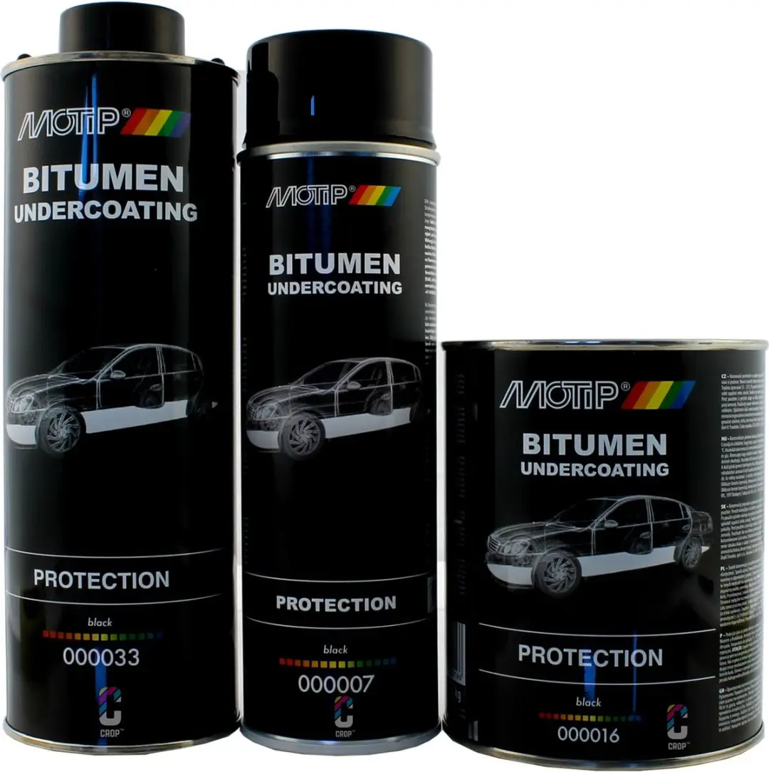 Motip Bitumen Underbodycoating 1.000ml - Zwart