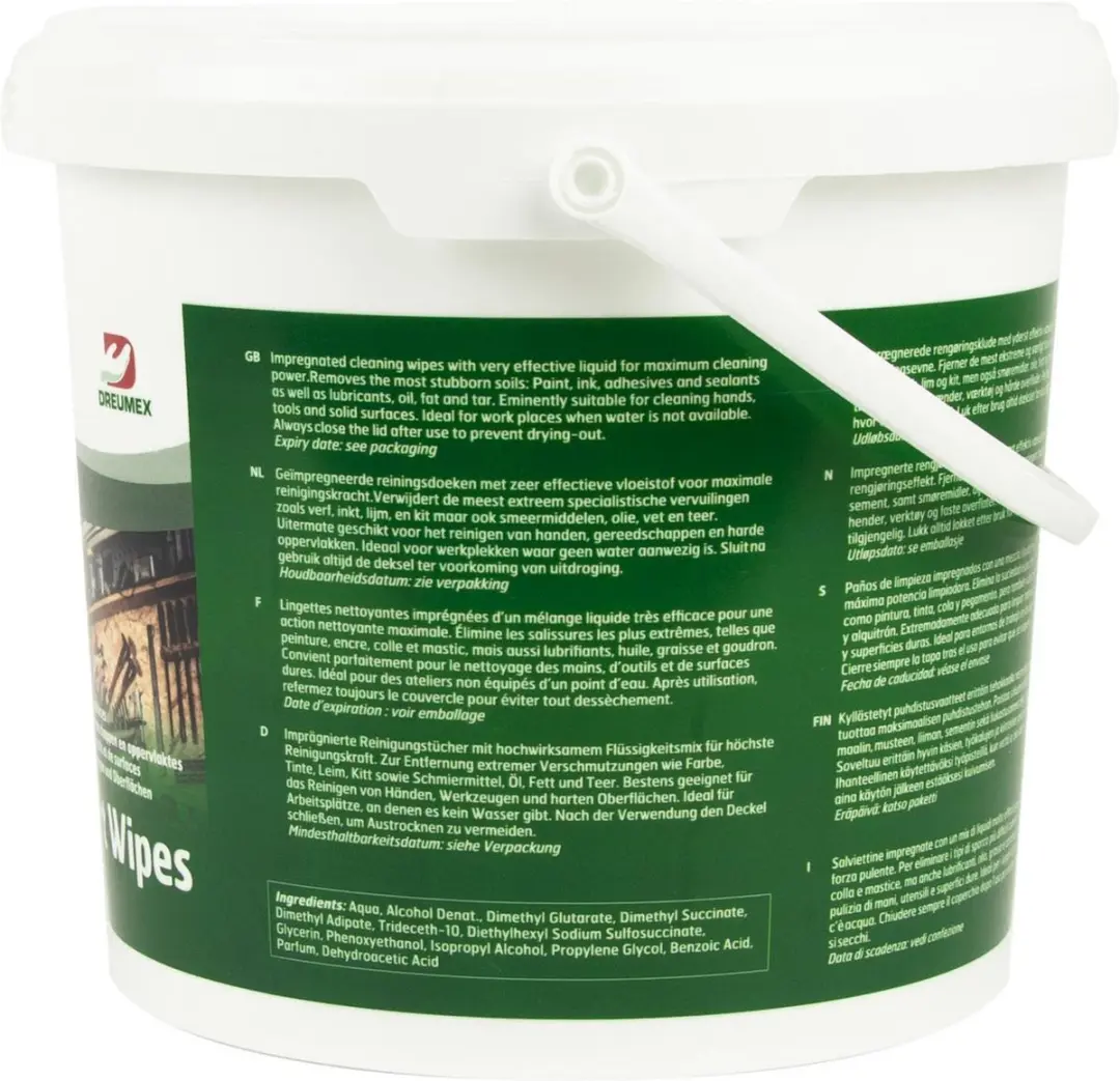 Dreumex Expert Wipes Handreinigingsdoekjes - 90 Stuks
