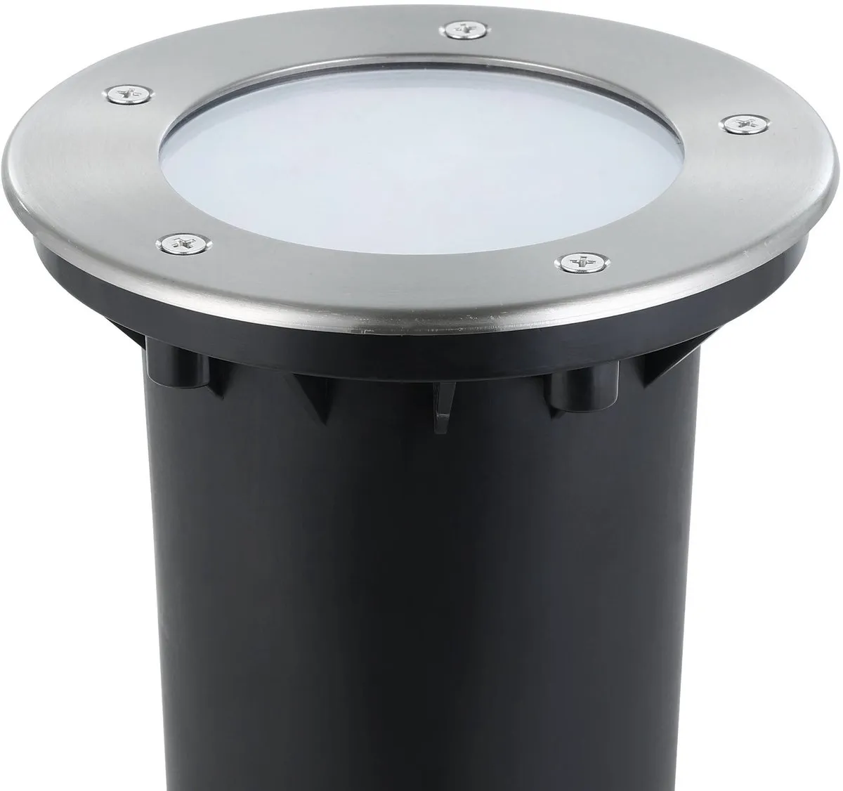 Eglo Riga 3 Grondinbouwlamp 15W - Ø17cm - Zilver