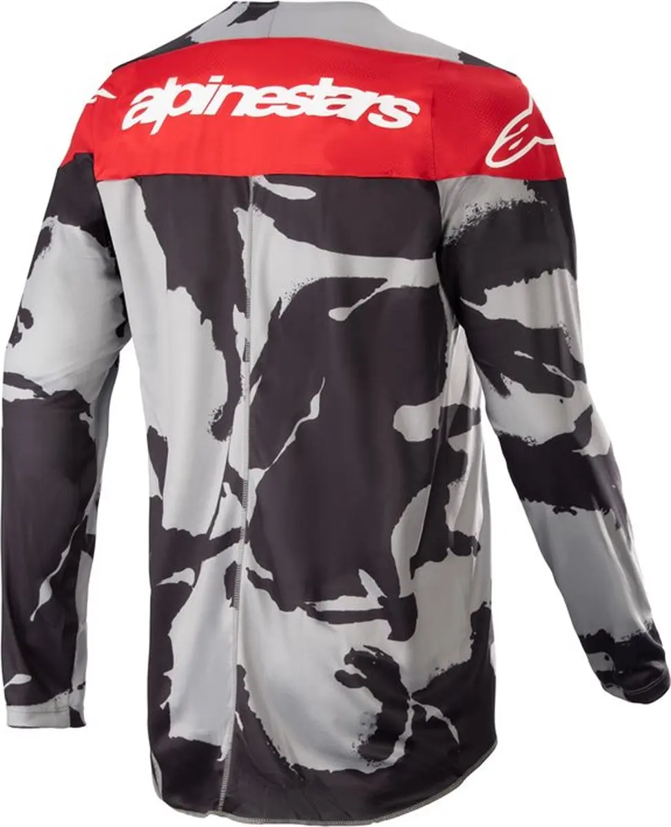 Alpinestars Racer Tactical Cast Jersey - M - Zwart/Grijs/Rood