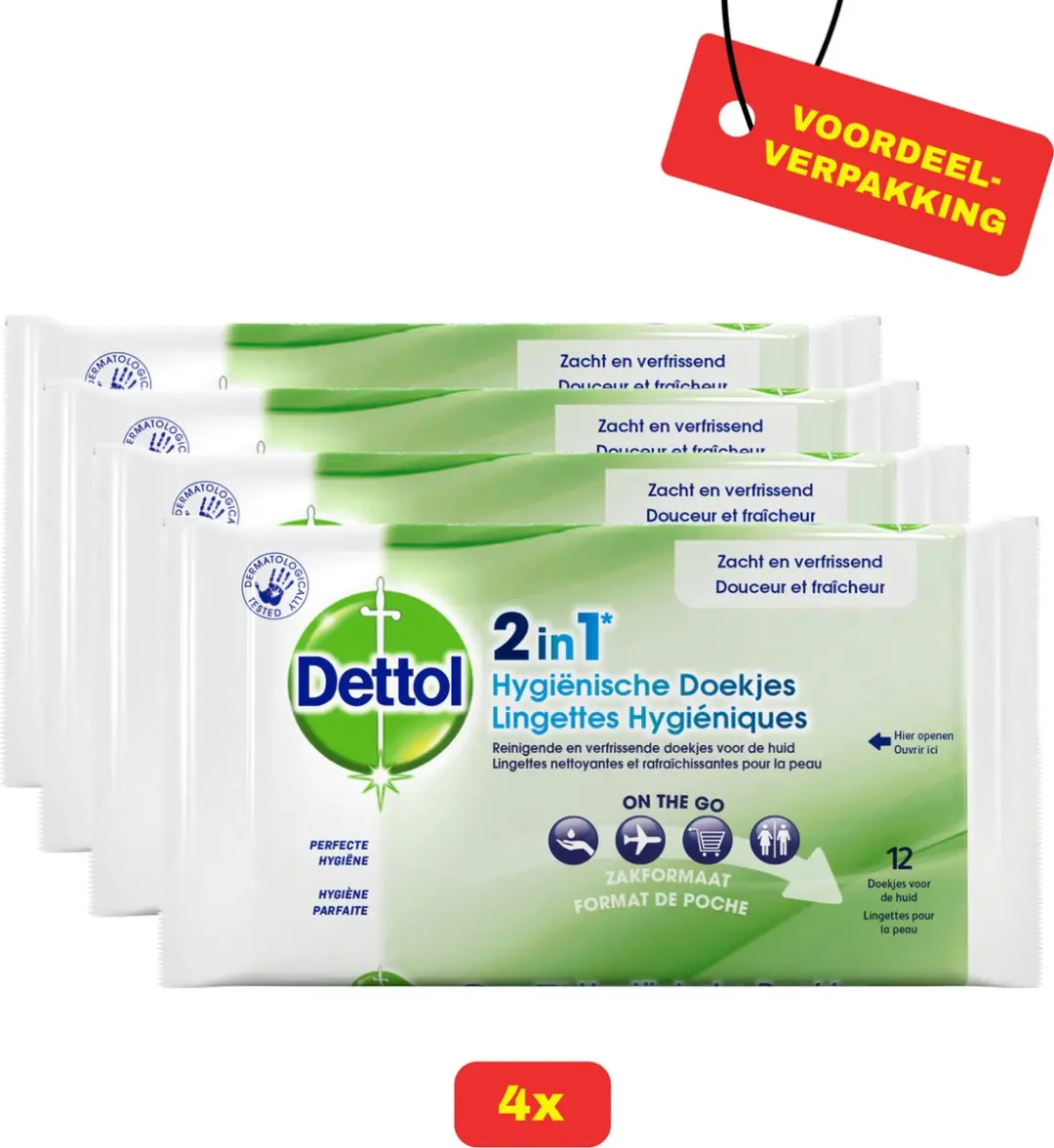 Dettol Hygiënische Doekjes 2in1