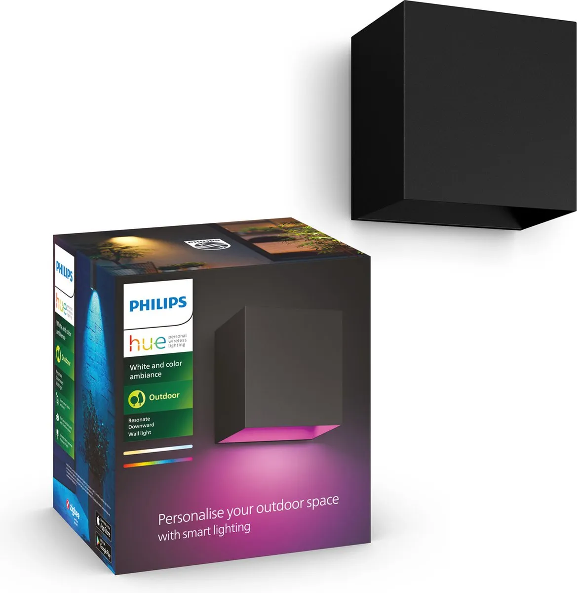 Philips Hue Resonate Down Muurlamp