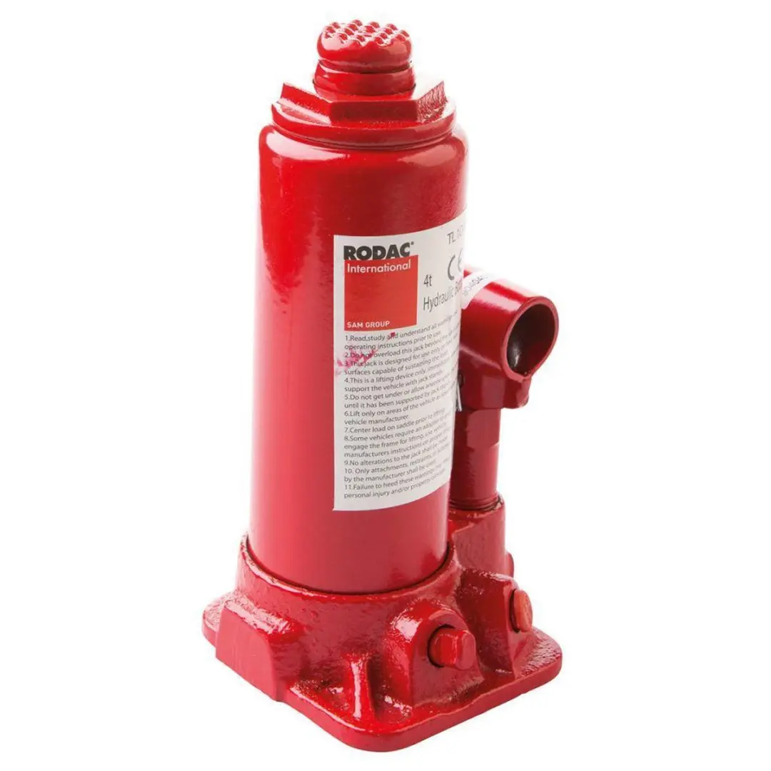 RODAC Potkrik Hydraulisch 4 Ton TL104N - Rood