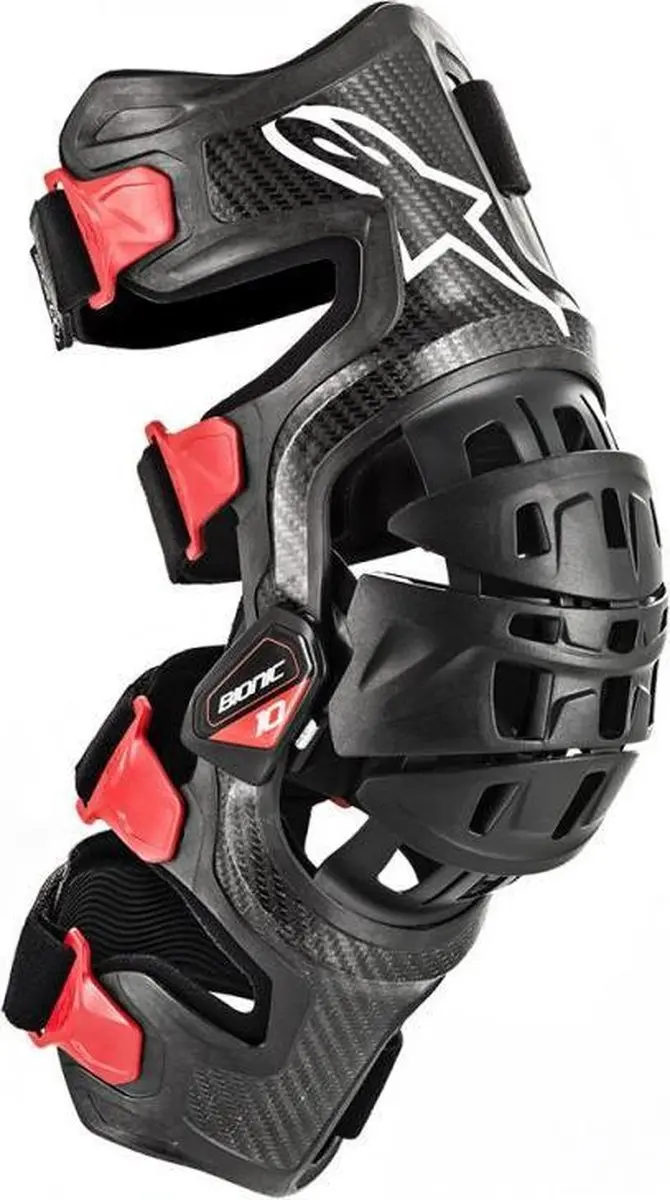 Alpinestars Bionic-10 Carbon - L - Zwart/Rood
