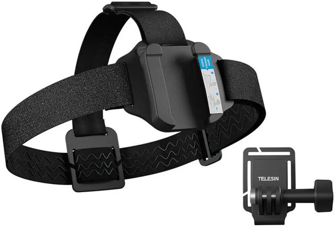 Telesin Hoofdband voor GoPro Hero 7/8 - Transparent