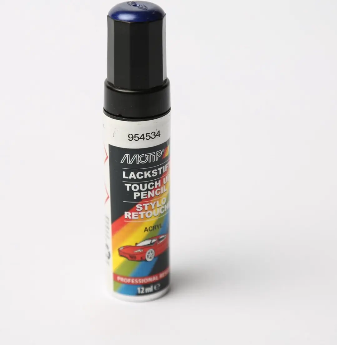 Motip Auto Lakstift Blauw Metallic 12ml