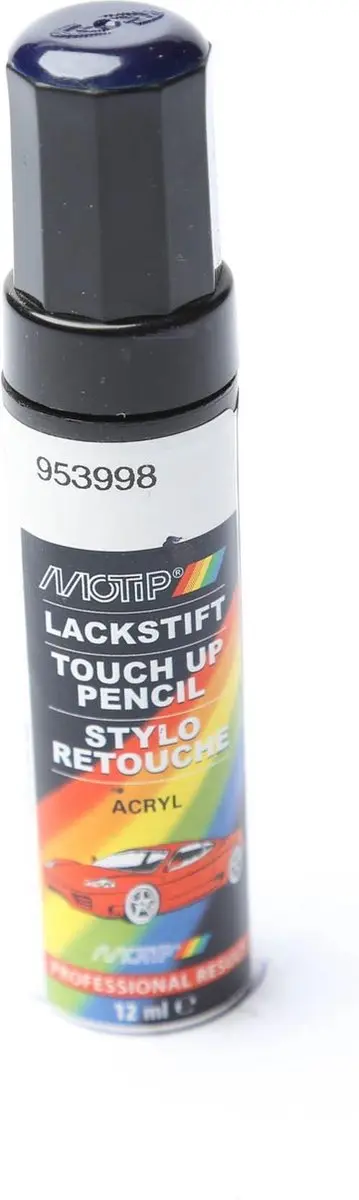 Motip 953998 Auto Lakstift Blauw Metallic 12ml