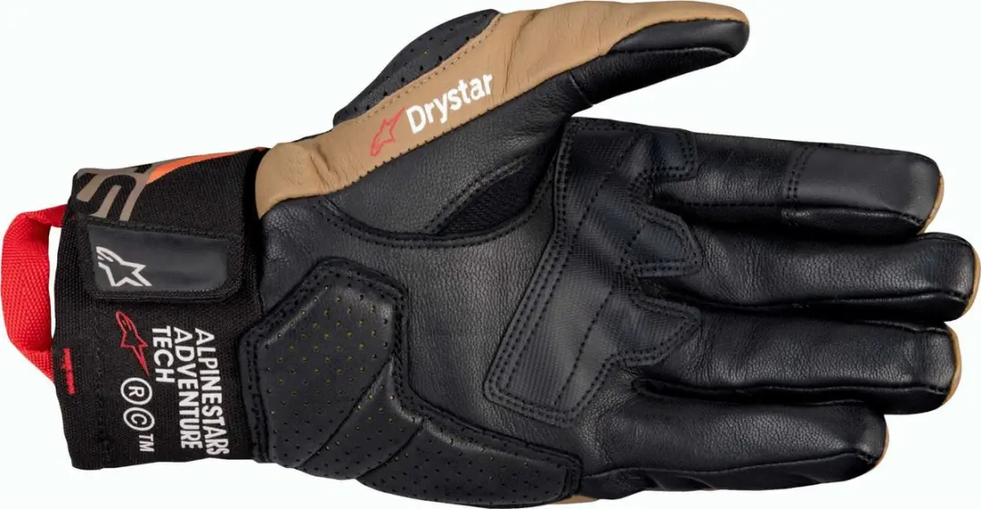 Alpinestars Belize v3 Drystar Motorhandschoenen - Zwart/grijs/rood - 2XL