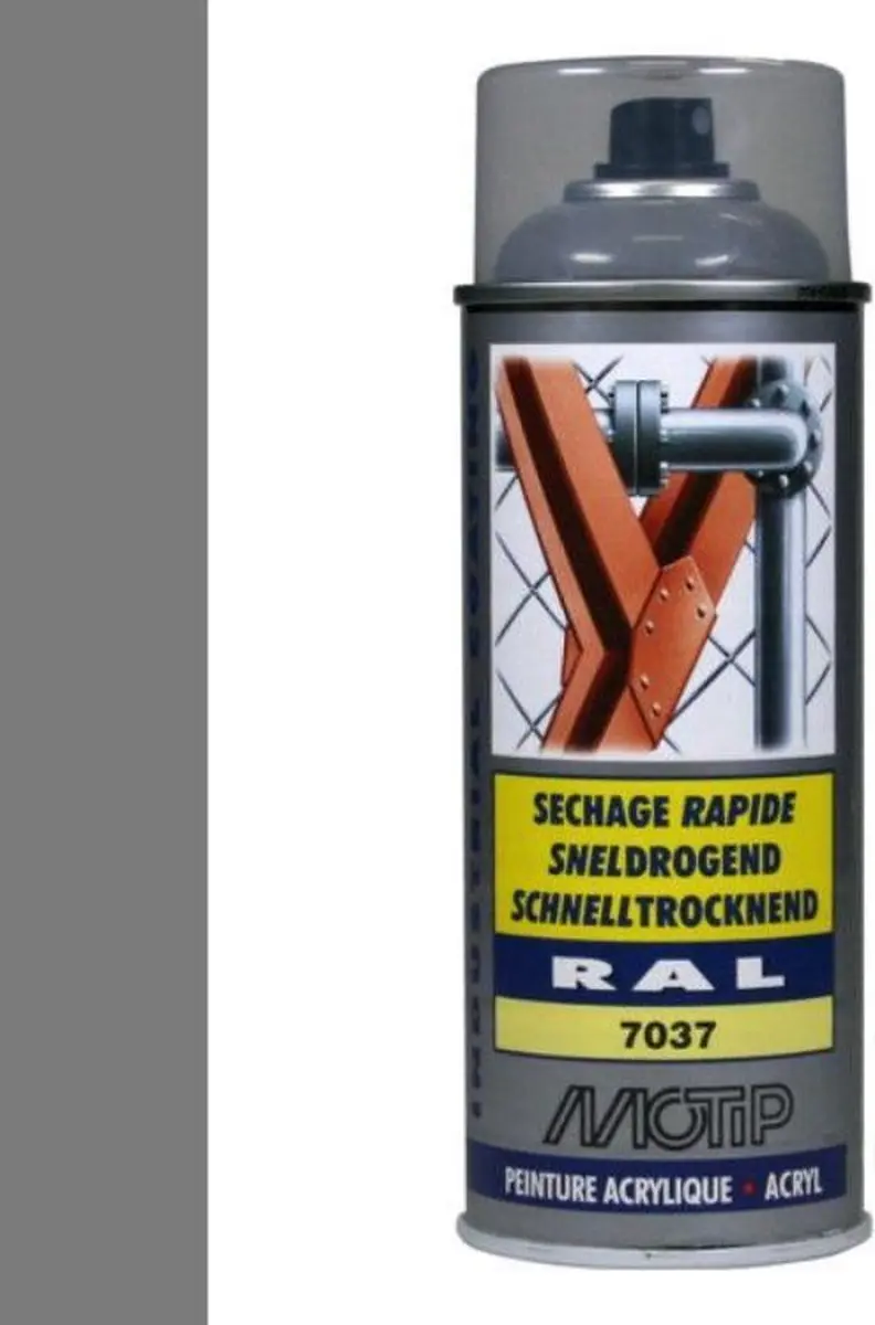 Motip RAL7037 Spuitbus 400ml - Meerkleurig