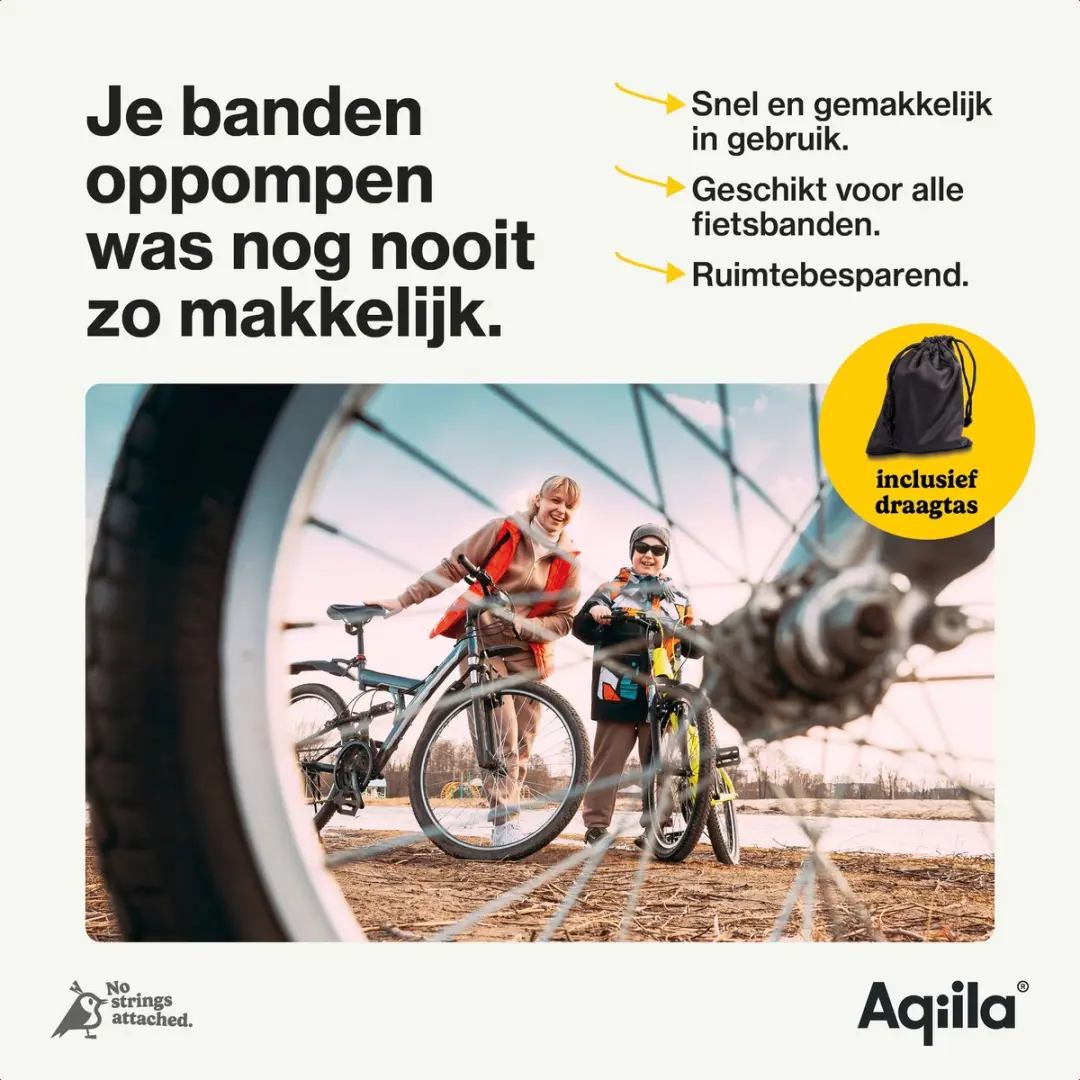 Aqiila Airbird P1 Compressor - 8,3 bar - USB-C - LED